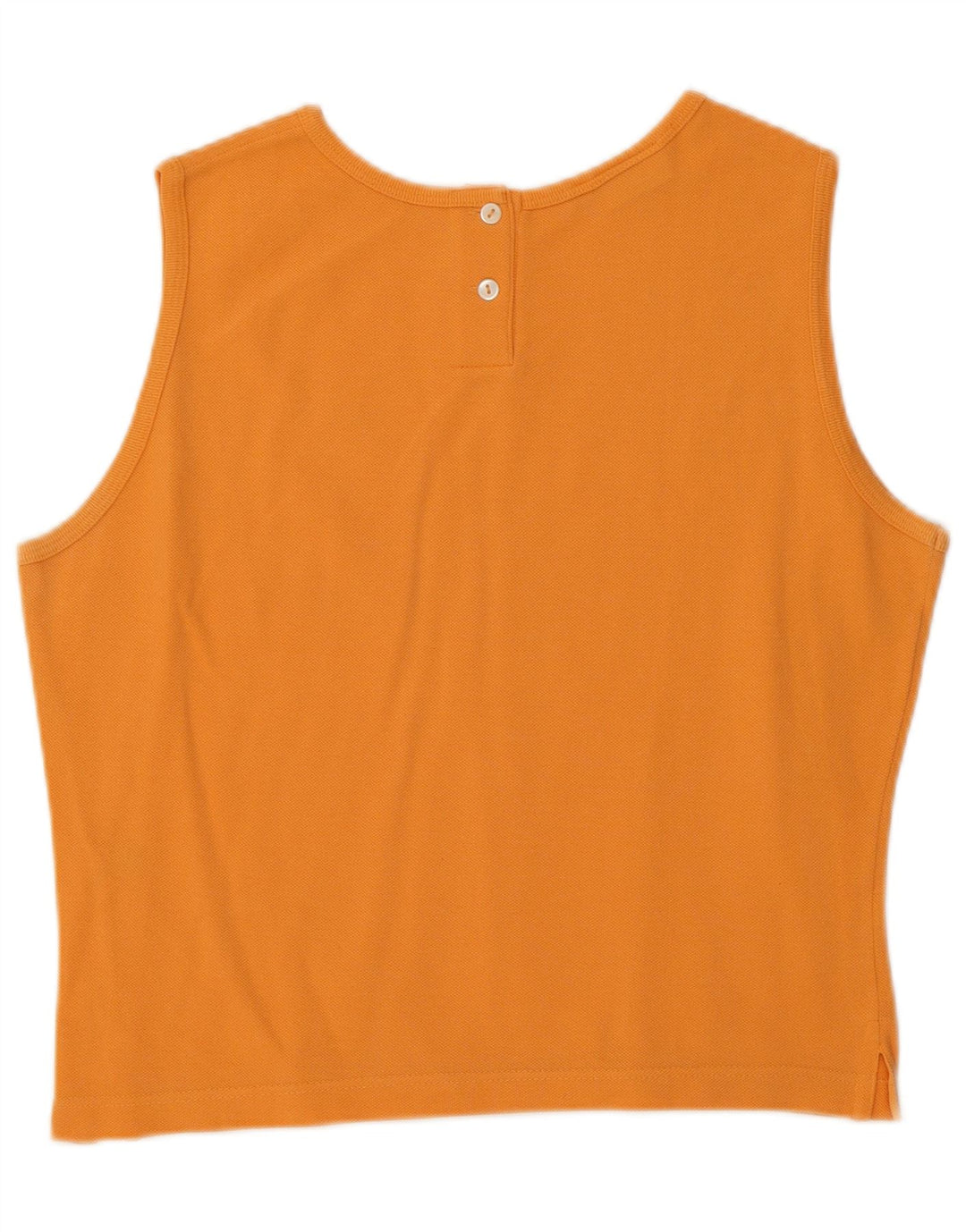 Camiseta Corta Mujer Lacoste Talla 46 XL Algodón Naranja