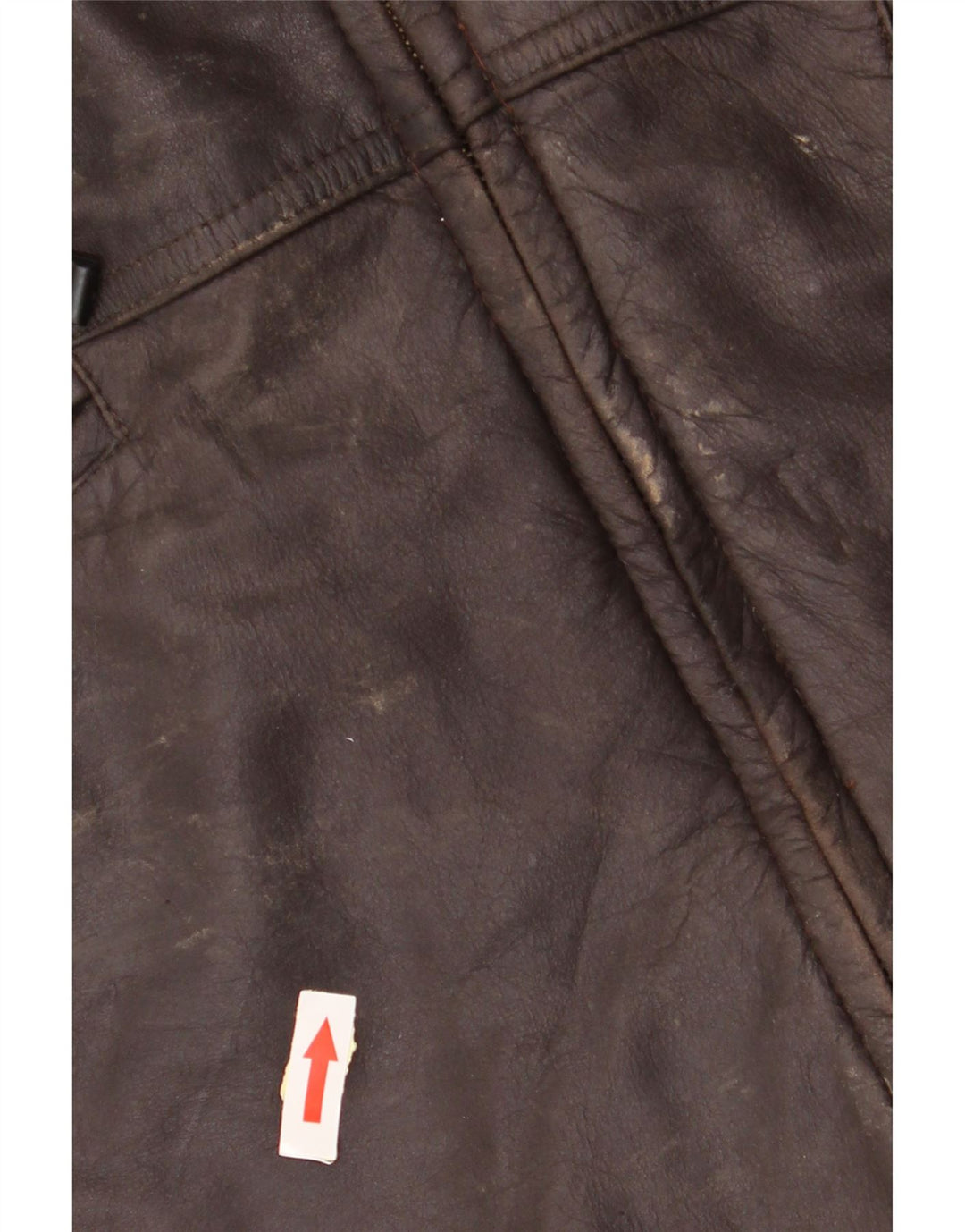 Vintage chaqueta de cuero para hombre Reino Unido 40 cuero marrón grande