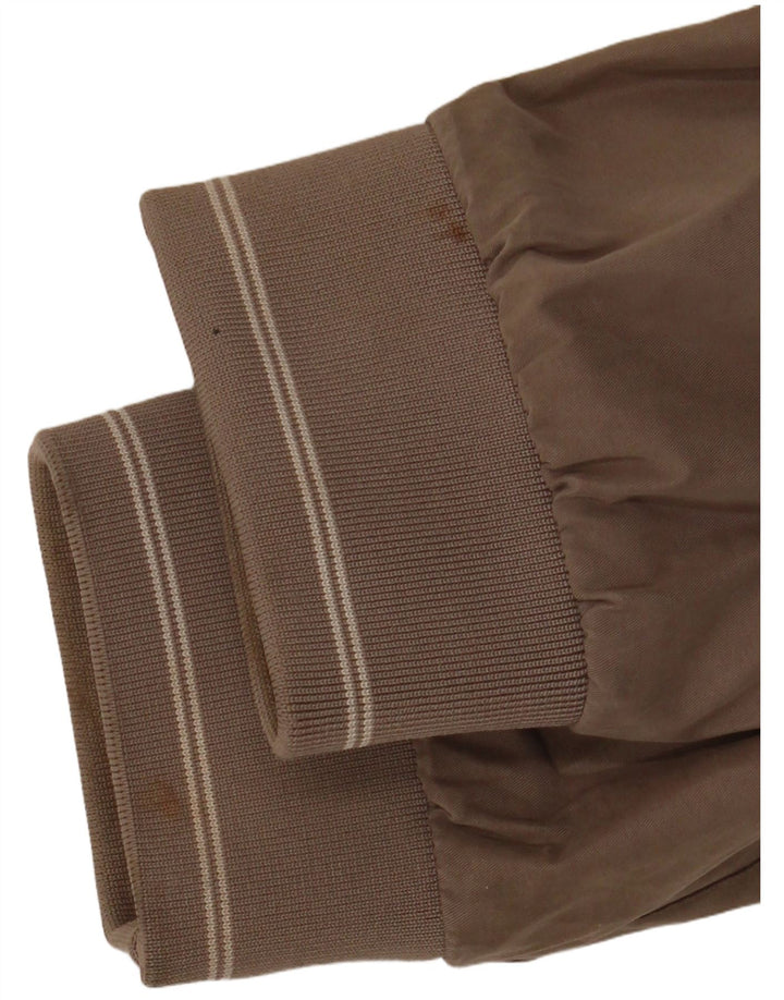 Marks & Spencer Chaqueta Bomber para Hombre UK 40 Grande Poliéster Marrón