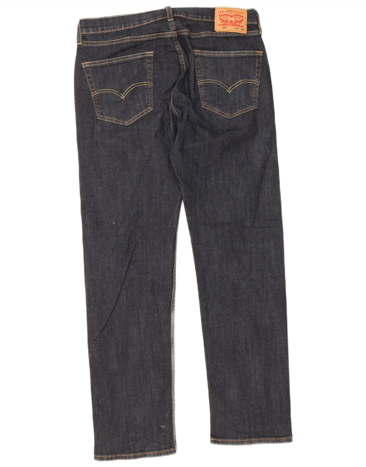 Levi's Jeans rectos 505 para hombre W34 L32 Algodón azul marino