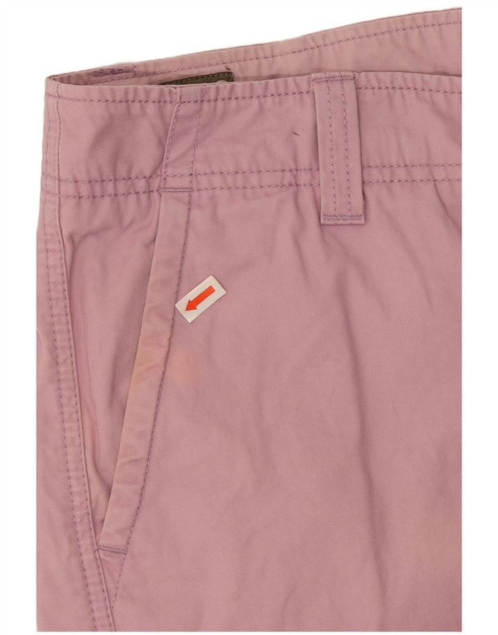 Timberland Pantalones cortos chinos para hombre W32 Algodón rosa medio