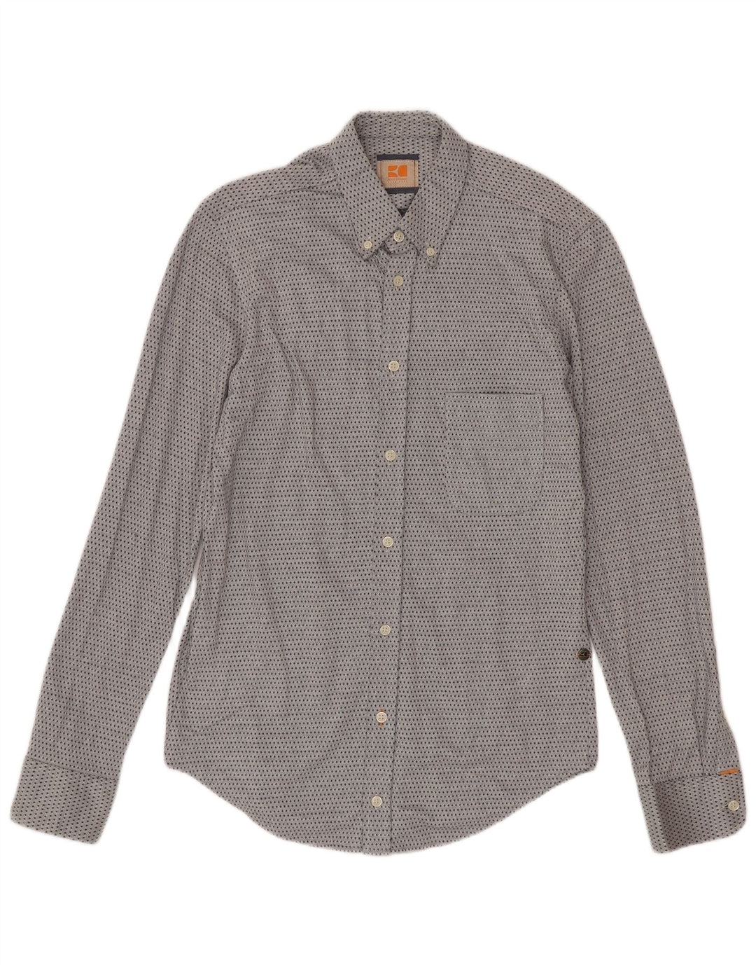 Camisas HUGO BOSS Hombre | Camisa pequeña de algodón con lunares azules