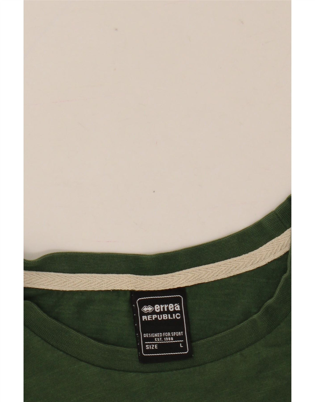 Errea - Camiseta gráfica para hombre, talla grande, verde