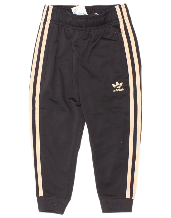 Adidas Pantalones de chándal para niño Joggers 3-4 años Negro Poliéster