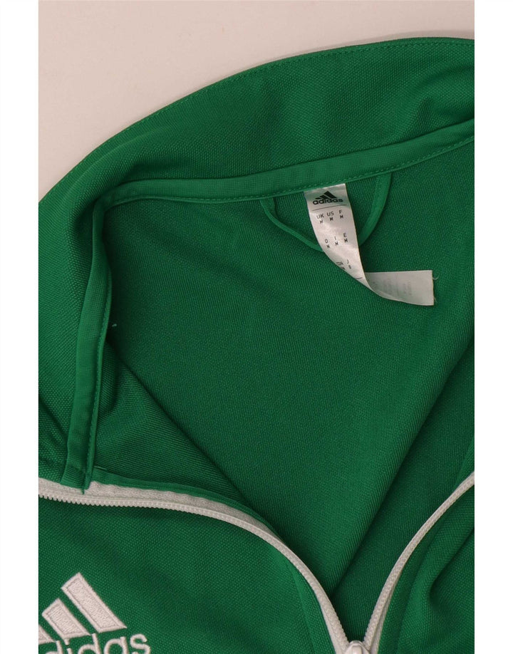 Adidas Hombre Aeroready Chándal Top Chaqueta Poliéster Verde Medio
