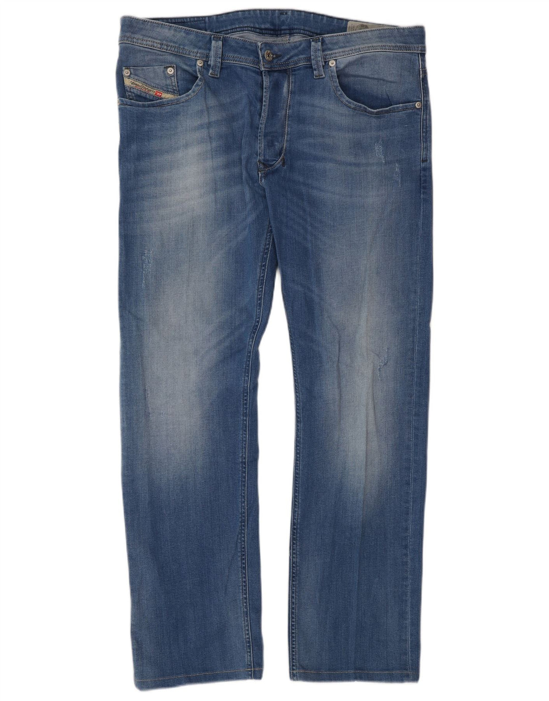 DIESEL Vaqueros Rectos Hombre W34 L30 Algodón Azul