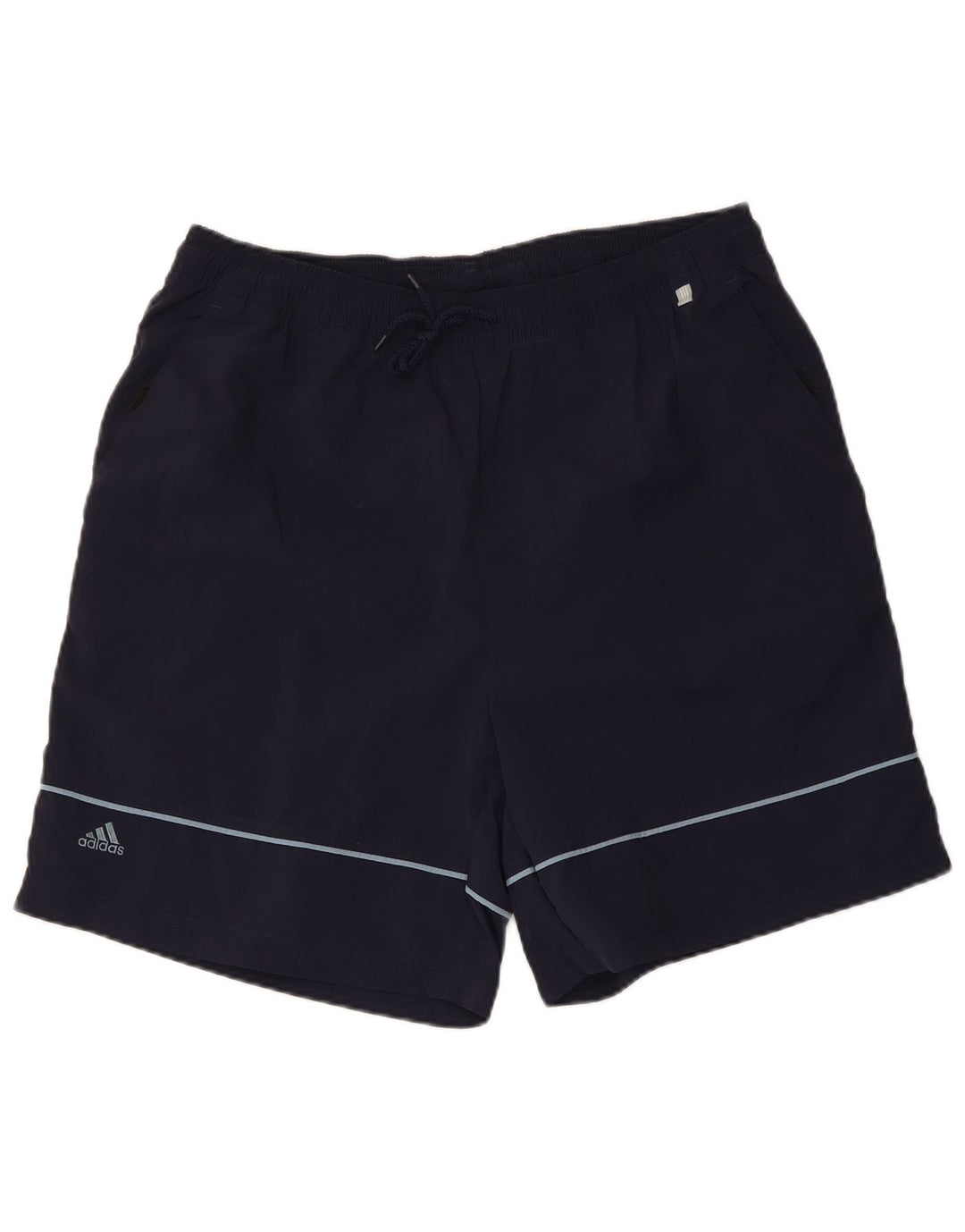 ADIDAS Pantalones cortos deportivos gráficos para hombre XL Poliamida azul marino