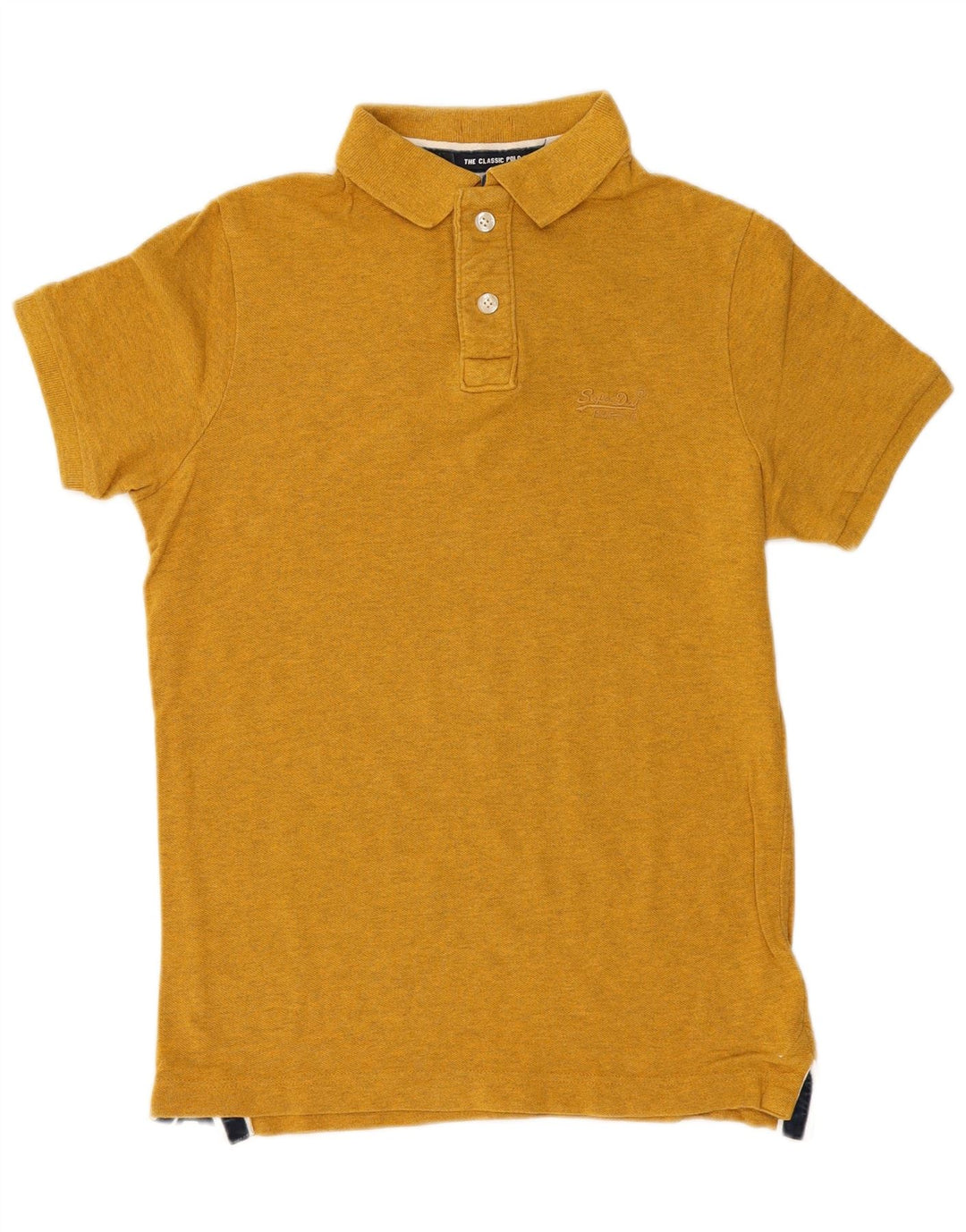 SUPERDRY Polo Hombre Small Naranja Algodón