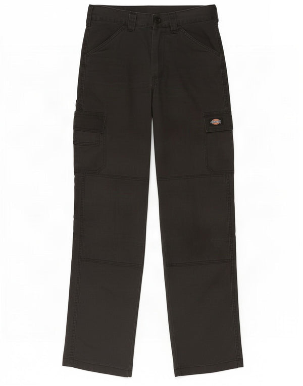 Dickies Pantalones cargo rectos para hombre W26 L30 Poliéster negro