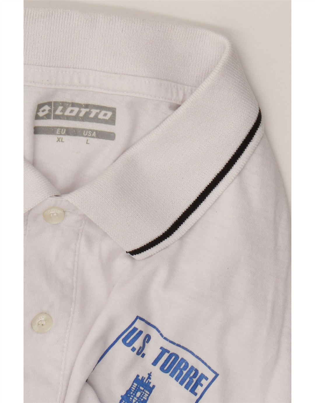 Polo Lotto Hombre XL Blanco