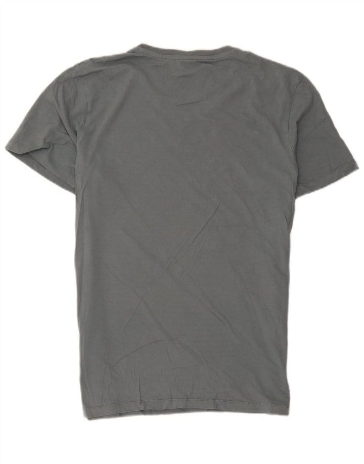 Jack & Jones - Camiseta gráfica para hombre, talla grande, algodón gris