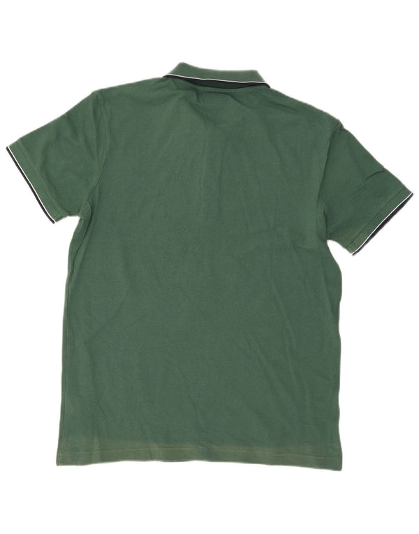 Kappa Polo Hombre Grande Verde Algodón