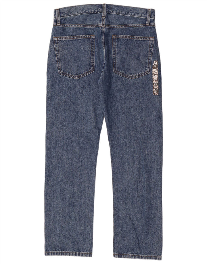 Marks & Spencer Jeans rectos para hombre W32 L29 Algodón azul