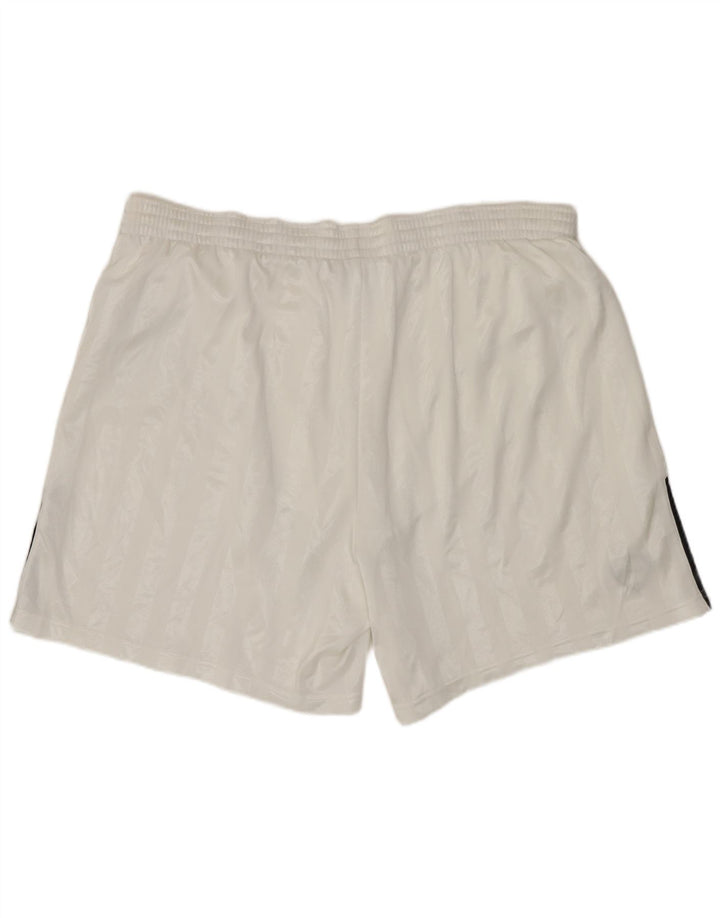 Nike Pantalones cortos deportivos para hombre XL Poliéster a rayas blancas