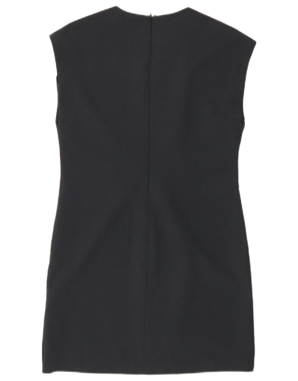 Zara Vestido tubo para mujer UK 42 Medio Azul marino Poliéster