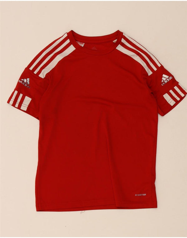 Adidas Camiseta gráfica Aeroready para niños 11-12 años Rojo Colorblock