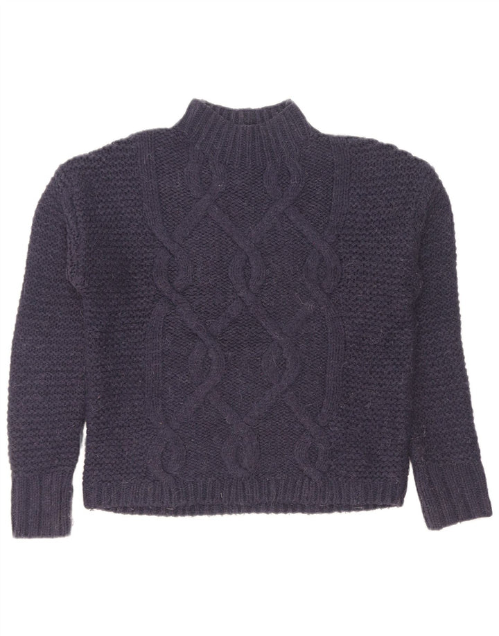 Gap Jersey extragrande con cuello de tortuga para mujer UK 10 Small Azul marino