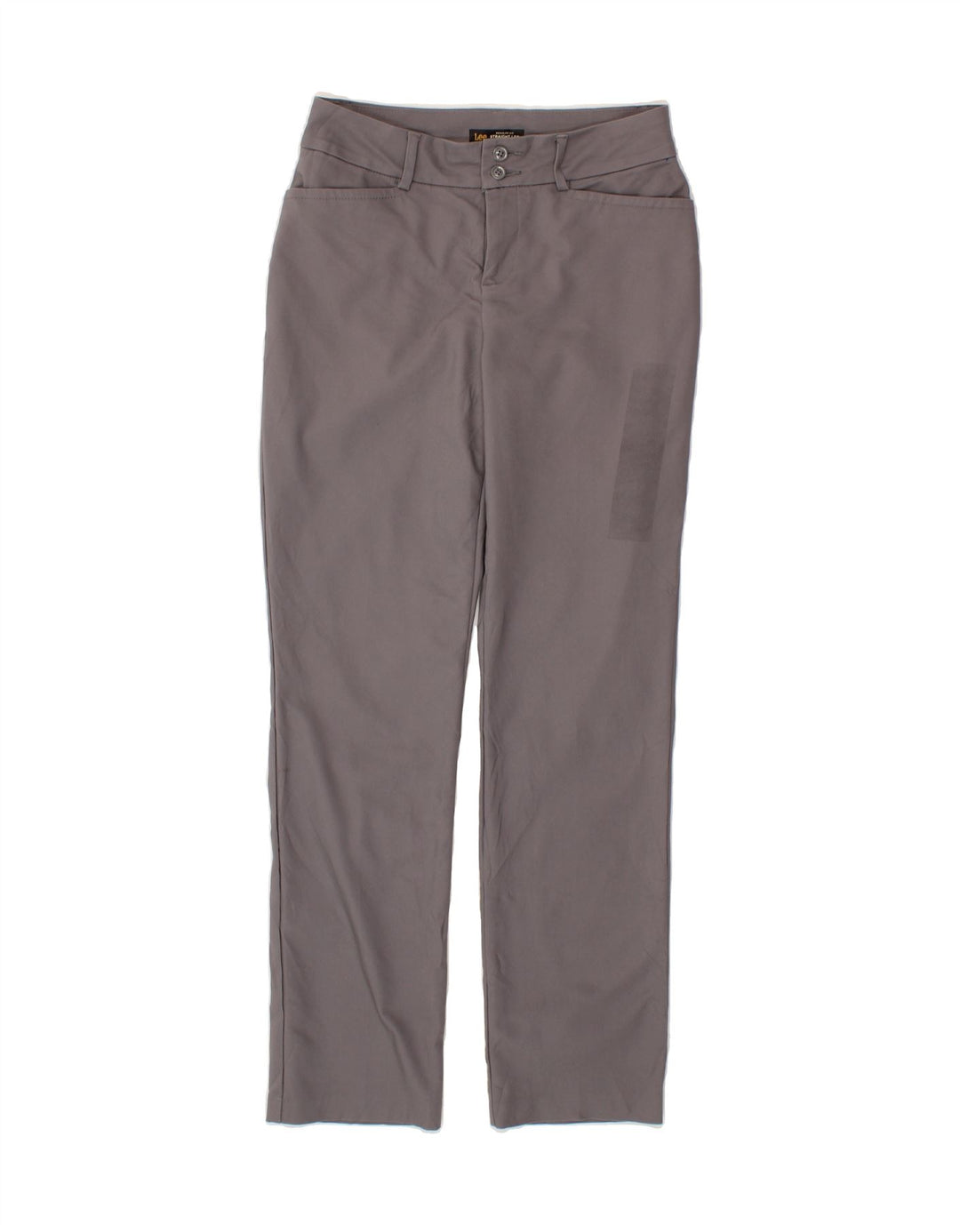 LEE Womens Regular Fit Mid Rise Casual Trousers US 6 Medium W28 L32 Grey Vintage Lee and Second-Hand Lee from Messina Hembry 