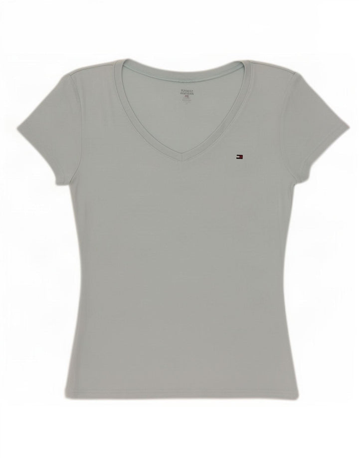 Tommy Hilfiger Camiseta para mujer Top UK 12 Azul medio