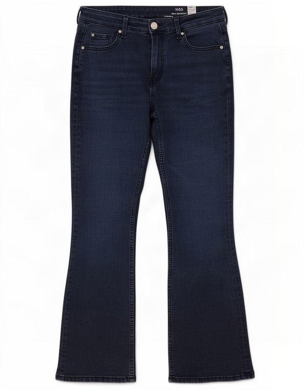 Marks & Spencer Jeans Eva Bootcut para mujer UK 14 Large W32 L29 Azul marino