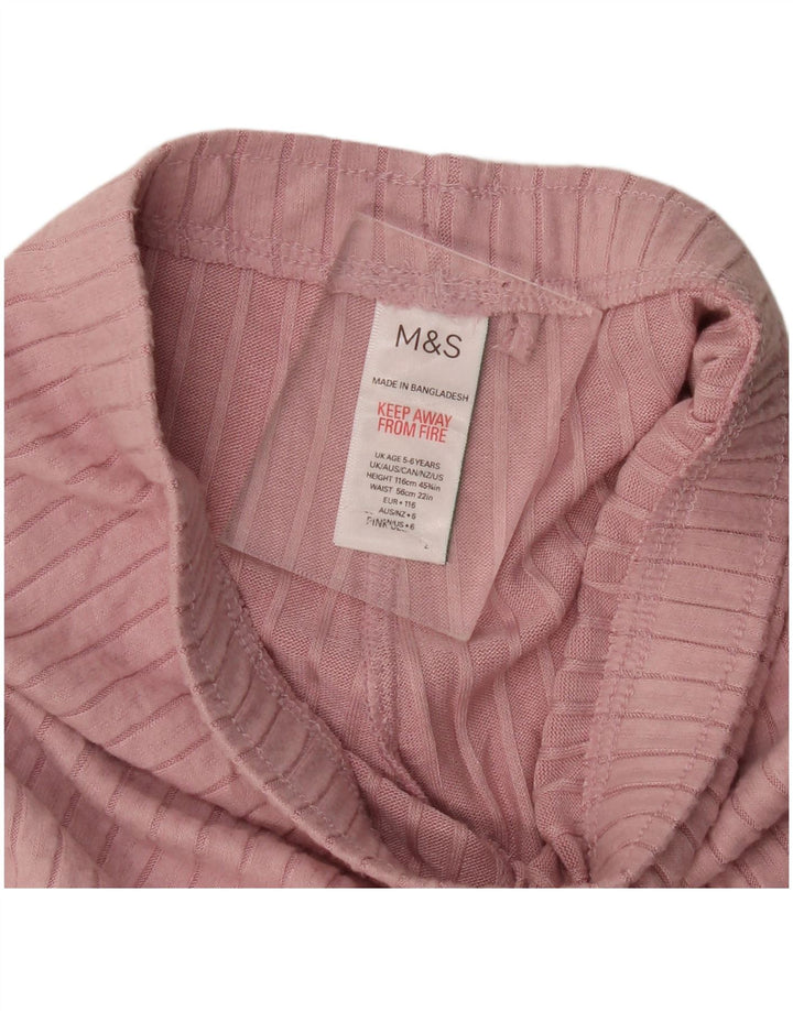 Marks & Spencer Conjunto de 2 piezas para niña 5-6 años Viscosa rosa