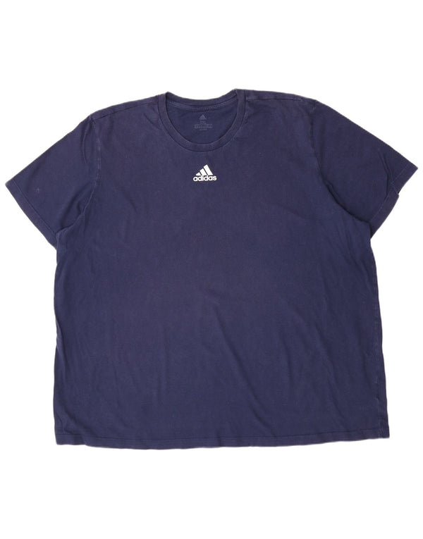 Adidas Camiseta Hombre Top 3XL Azul Marino Algodón