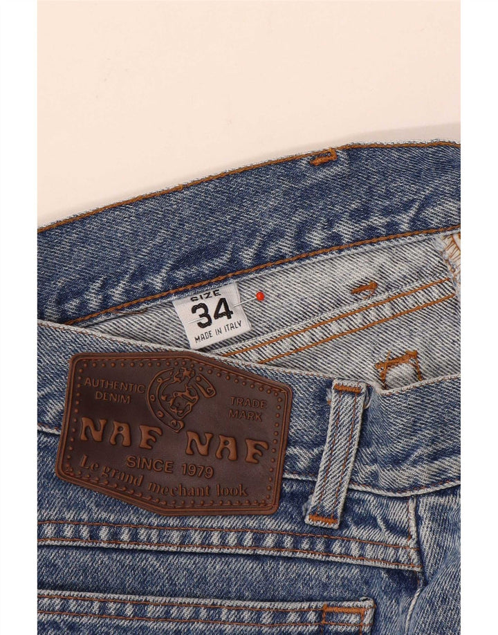 Naf Vaqueros Rectos Hombre W34 L30 Algodón Azul
