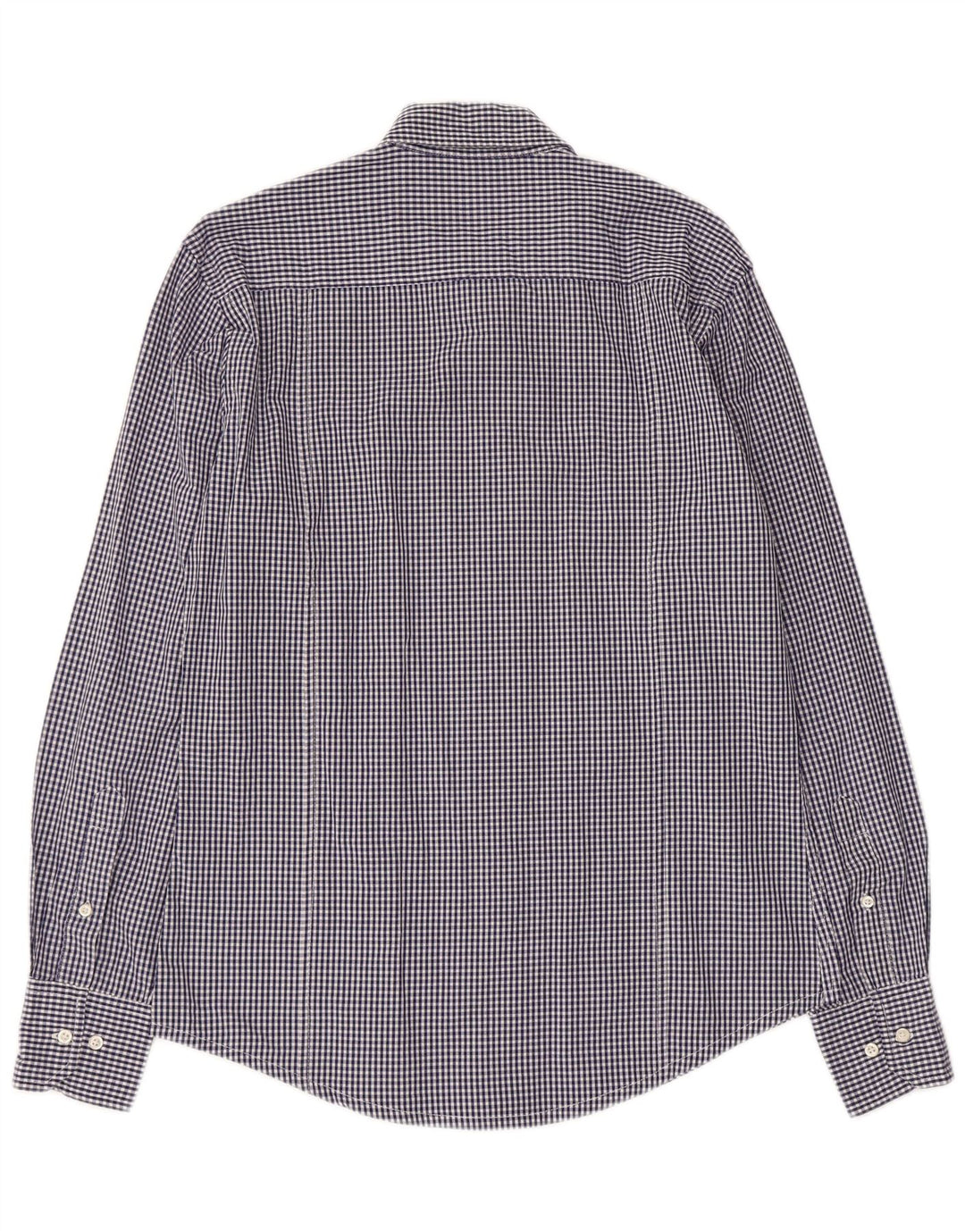 Camisa Kappa Hombre Algodón Vichy Azul Medio
