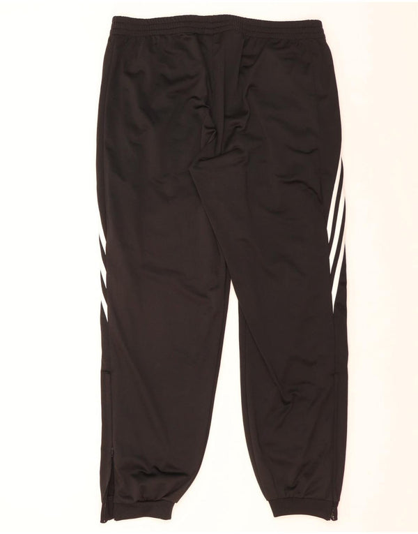 Adidas Hombre Pantalones De Chándal Joggers XL Negro Poliéster