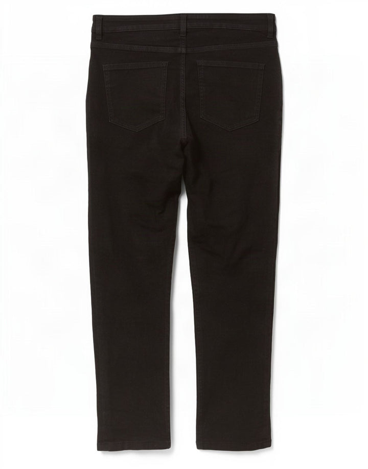 Marks & Spencer Vaqueros cortos y ajustados para mujer UK 14 Medium W30 L27 Algodón negro