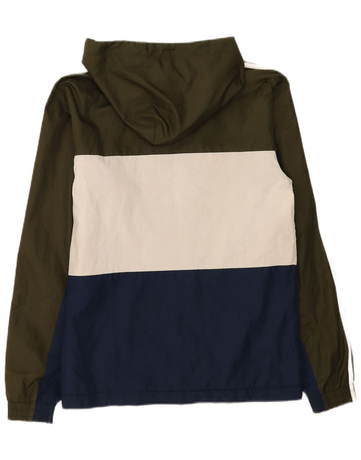Chaqueta de chándal con capucha Adidas para hombre, talla pequeña, bloque de color multicolor