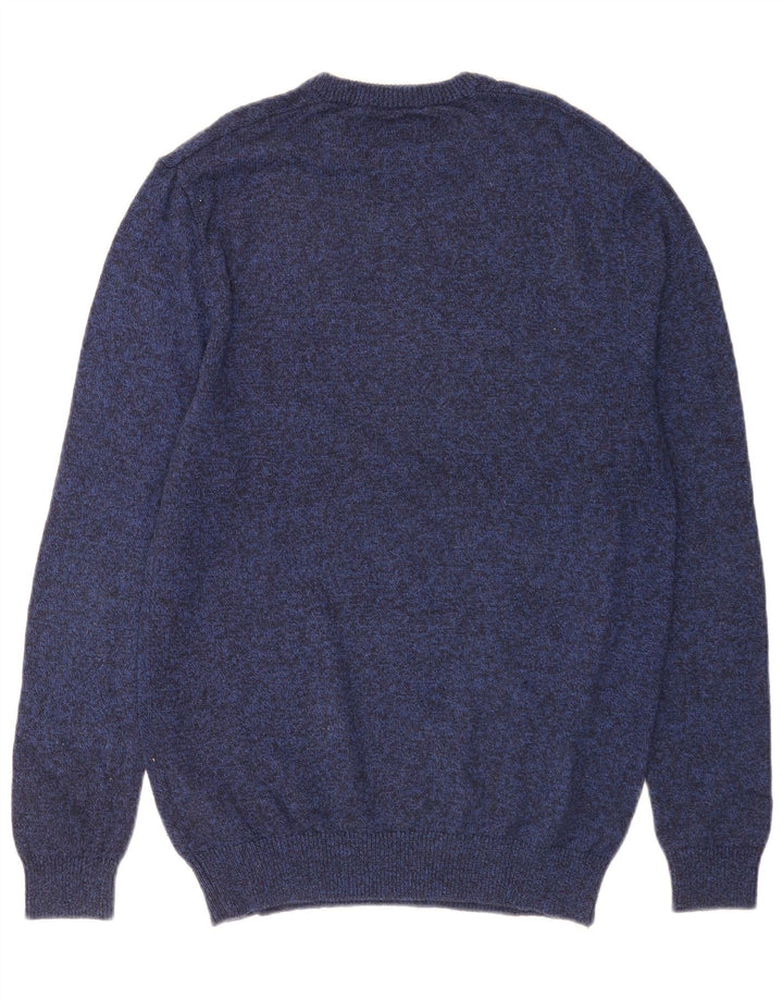 Jack Wills Jersey De Cuello Redondo Para Hombre Suéter Medio Azul Marino Moteado