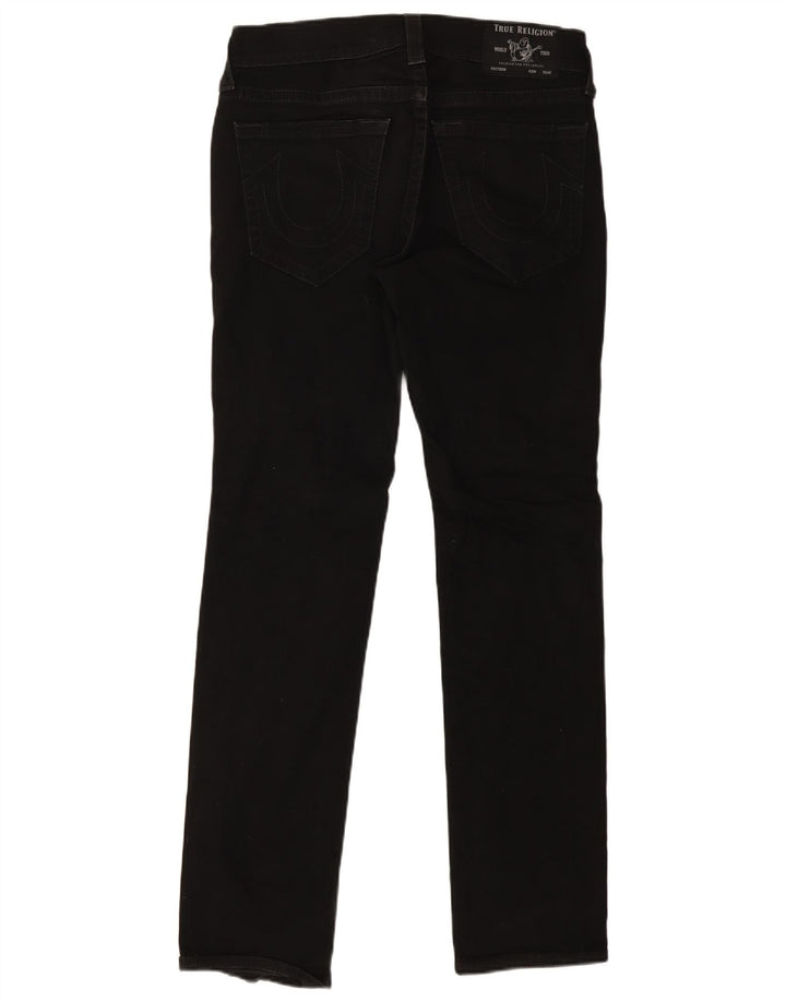 True Religion Vaqueros ajustados para hombre W32 L32 Algodón negro