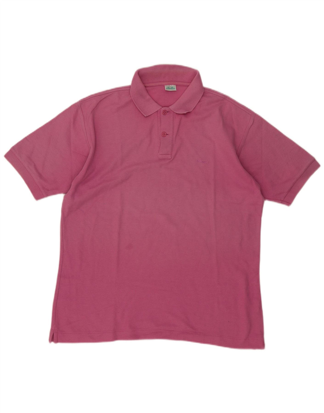 Polo Ellesse Hombre Grande Rosa Algodón