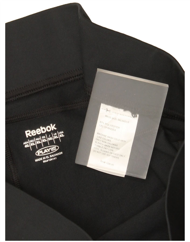 Leggings Reebok Mujer UK 40 XL Poliéster Negro