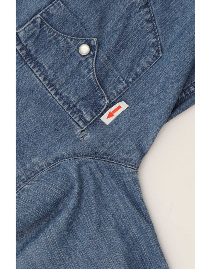 Levi's Camisa vaquera para mujer UK 10 Small Blue Cotton
