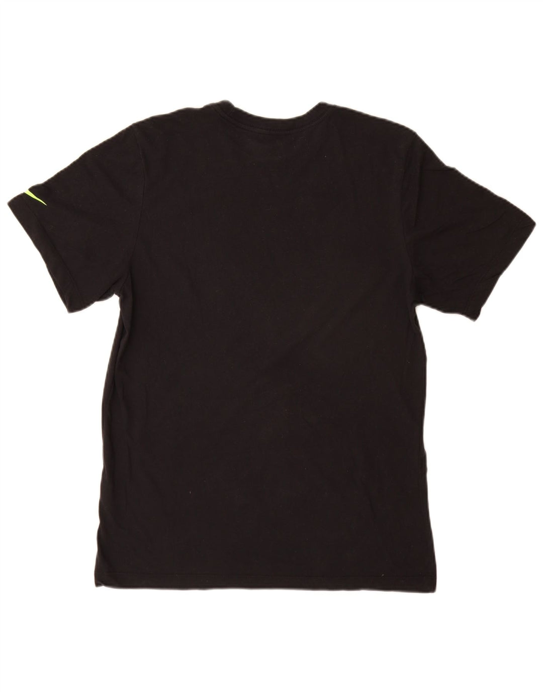Nike Dri Fit Graphic Camiseta para hombre, talla mediana, algodón negro
