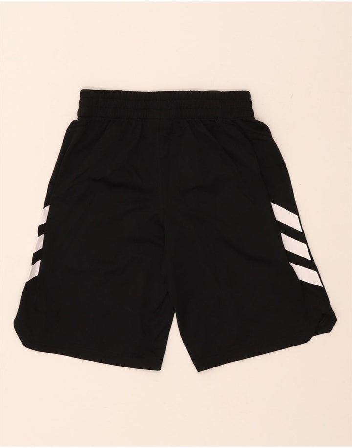 ADIDAS Boys Sport Shorts 10-11 Years Medium Black Polyester Vintage Adidas and Second-Hand Adidas from Messina Hembry 