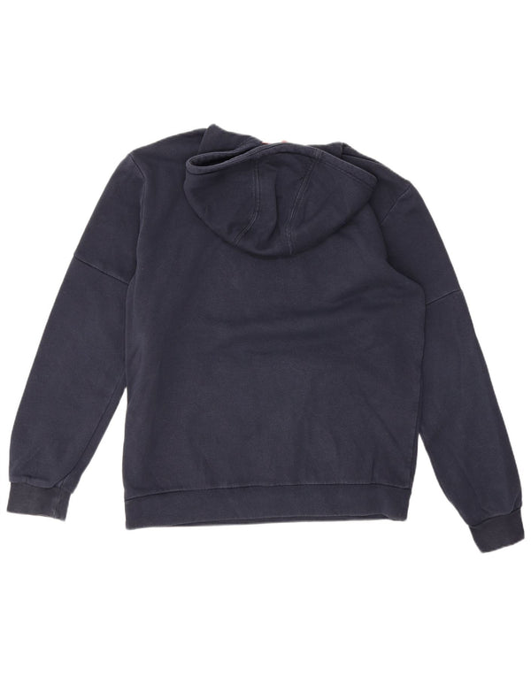 Adidas Hombre Sudadera Con Capucha Jumper Medium Azul Marino Algodón