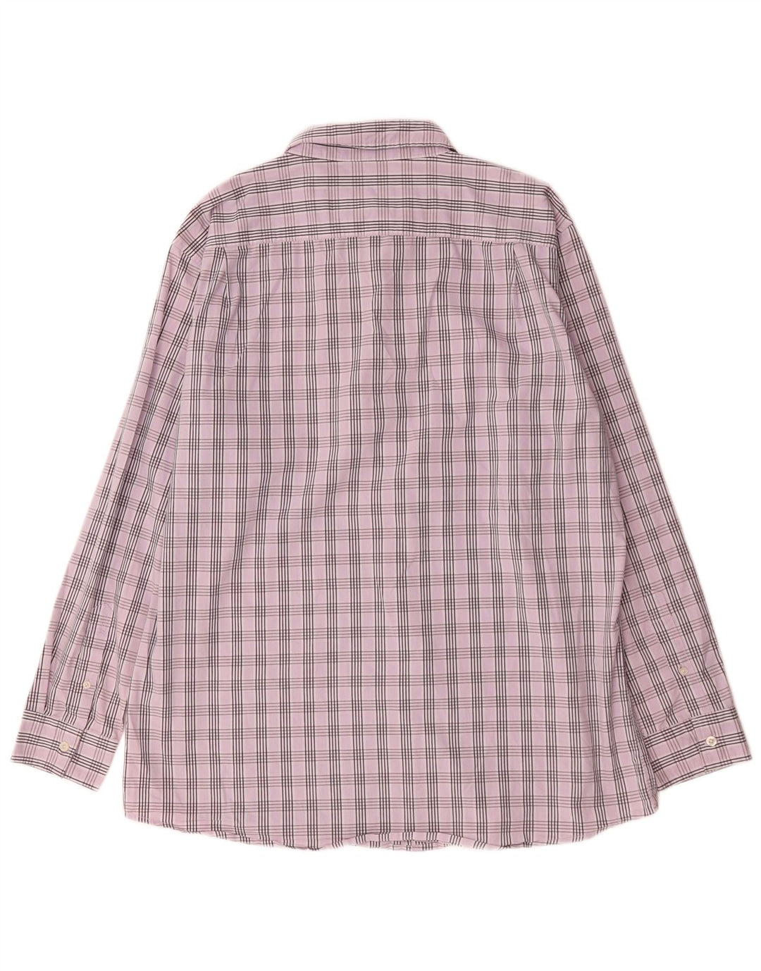 Camisa Lee Hombre XL Algodón A Cuadros Morado