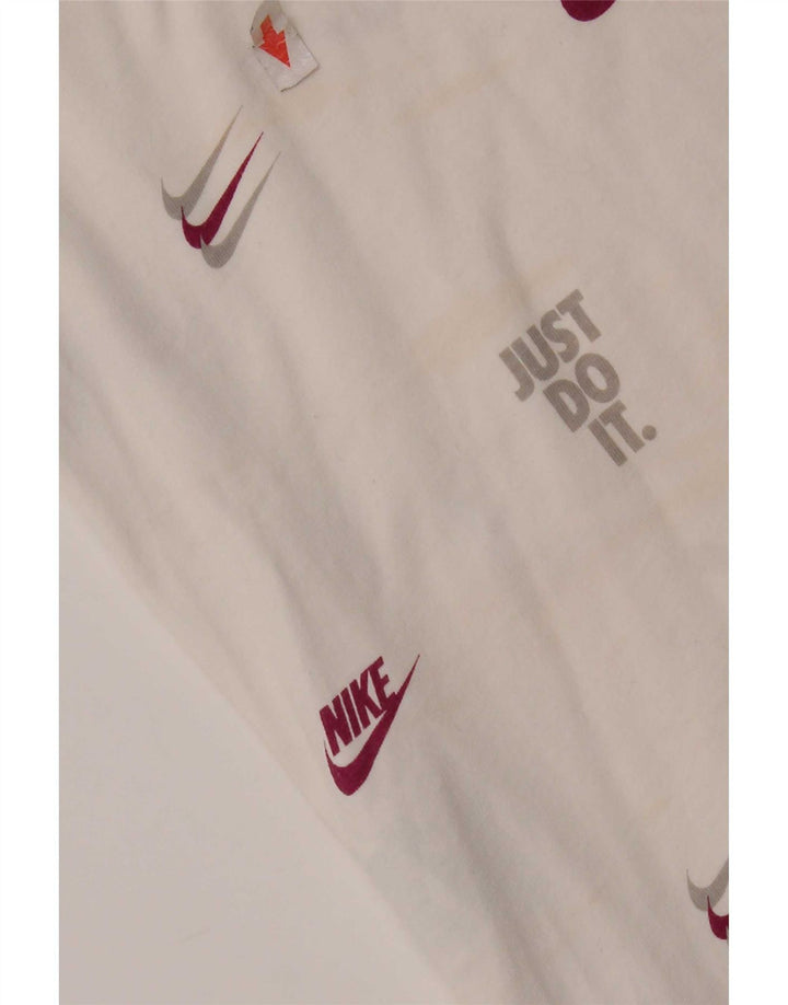 Nike - Camiseta gráfica para hombre, talla grande, algodón blanco