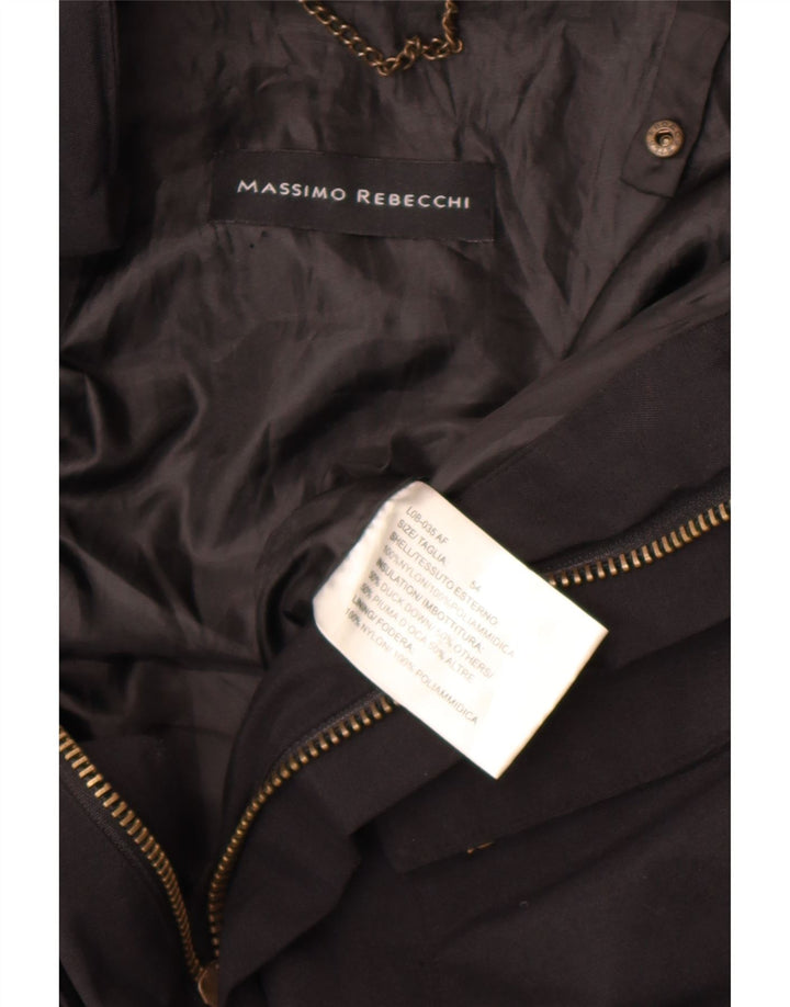 Massimo Rebecchi Chaqueta utilitaria para hombre IT 54 2XL Nylon negro