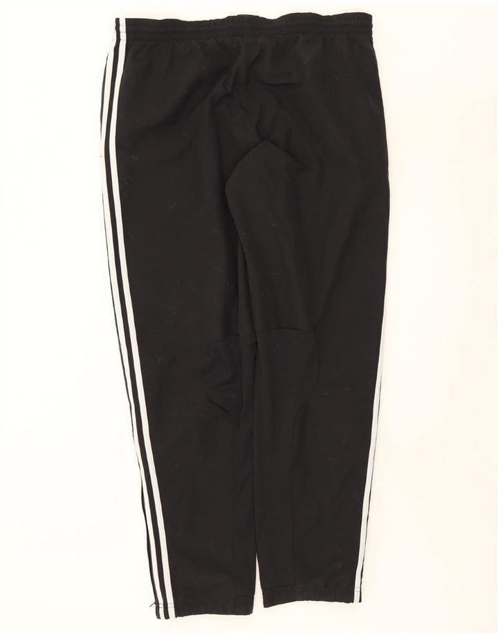 ADIDAS Mens Tracksuit Trousers UK 40/42 Medium  Black Polyester Vintage Adidas and Second-Hand Adidas from Messina Hembry 