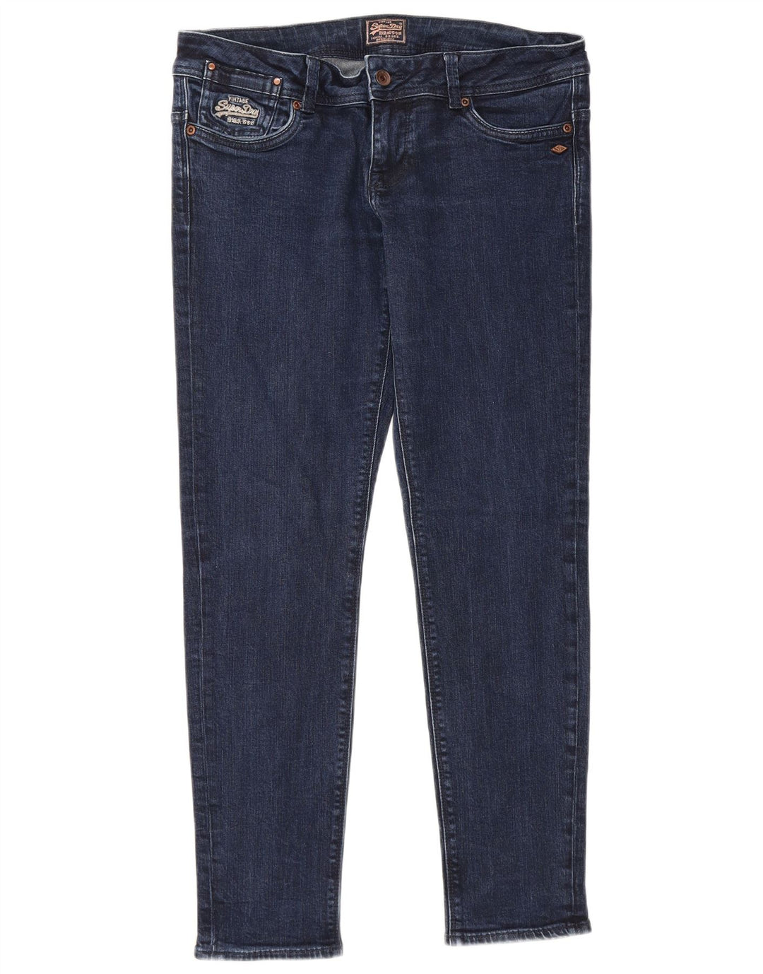 Vaqueros Superdry Mujer Skinny W32 L30 Algodón Azul Marino