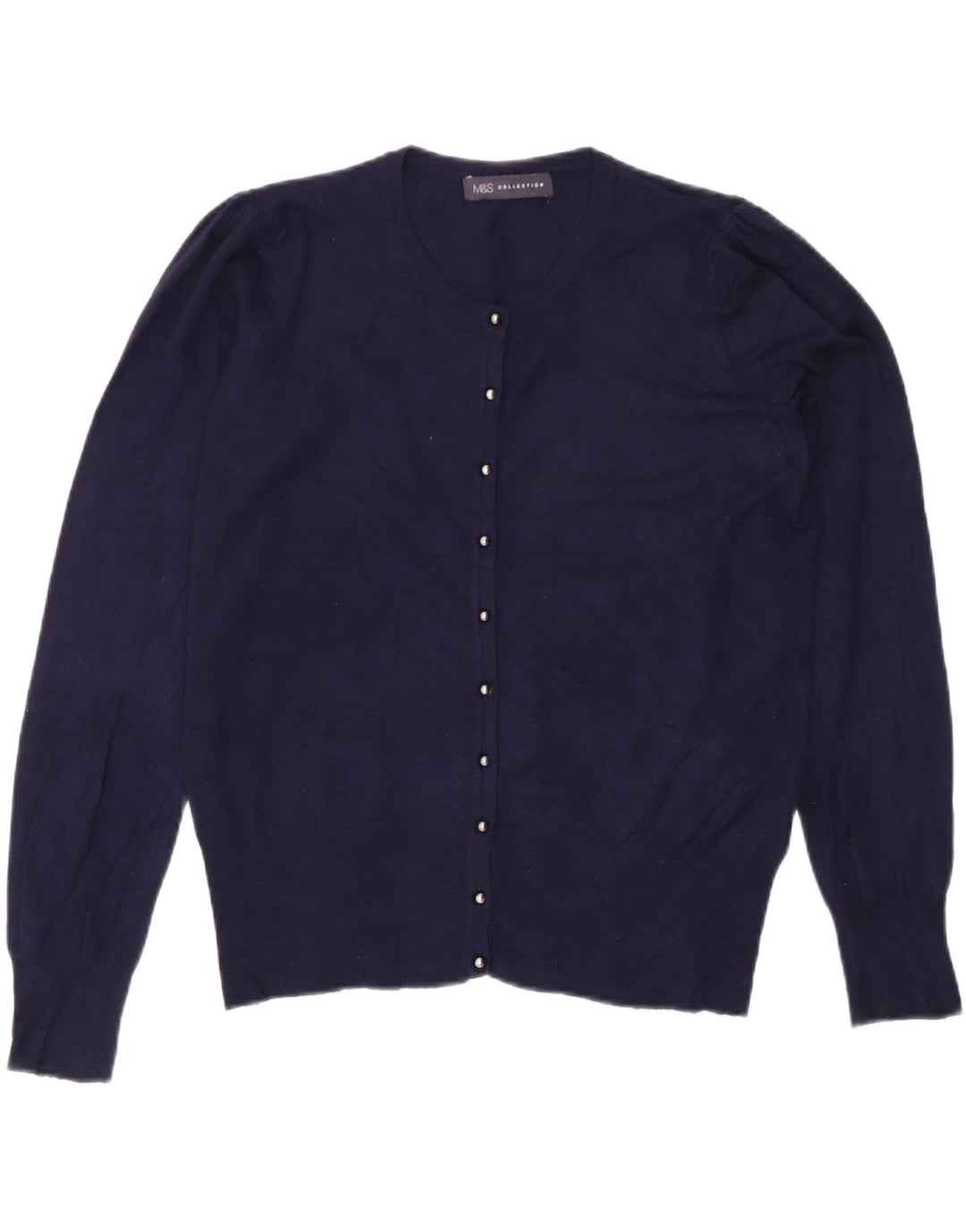 Marks & Spencer - Cárdigan para mujer, talla 40, talla mediana, viscosa, color azul marino