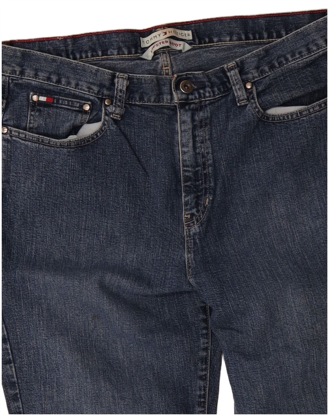 TOMMY HILFIGER Vaqueros Hipster Bootcut para Mujer W34 L31 Azul
