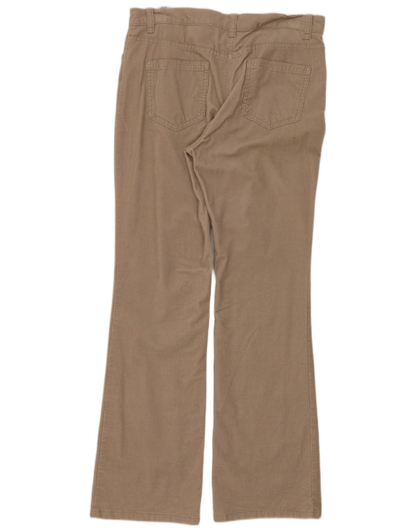 Marks & Spencer Pantalones de pana con corte de bota para mujer UK 40 Medium W32 L30 Beige