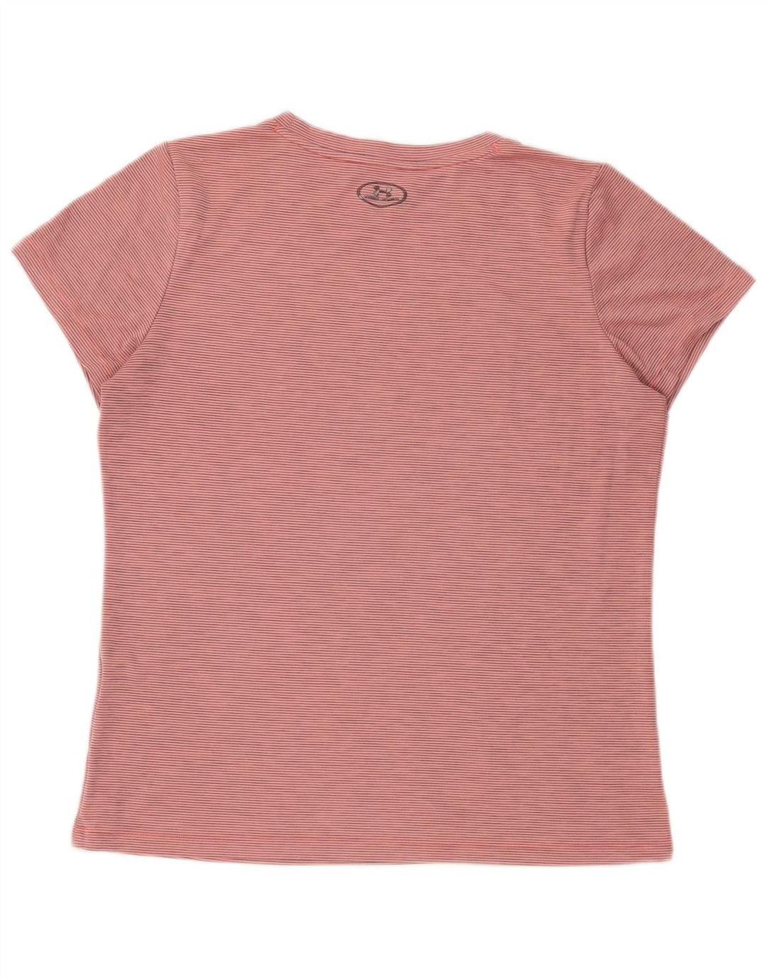 UNDER ARMOUR Camiseta Heat Gear para mujer Top UK 14 Medium Pink Pinstripe