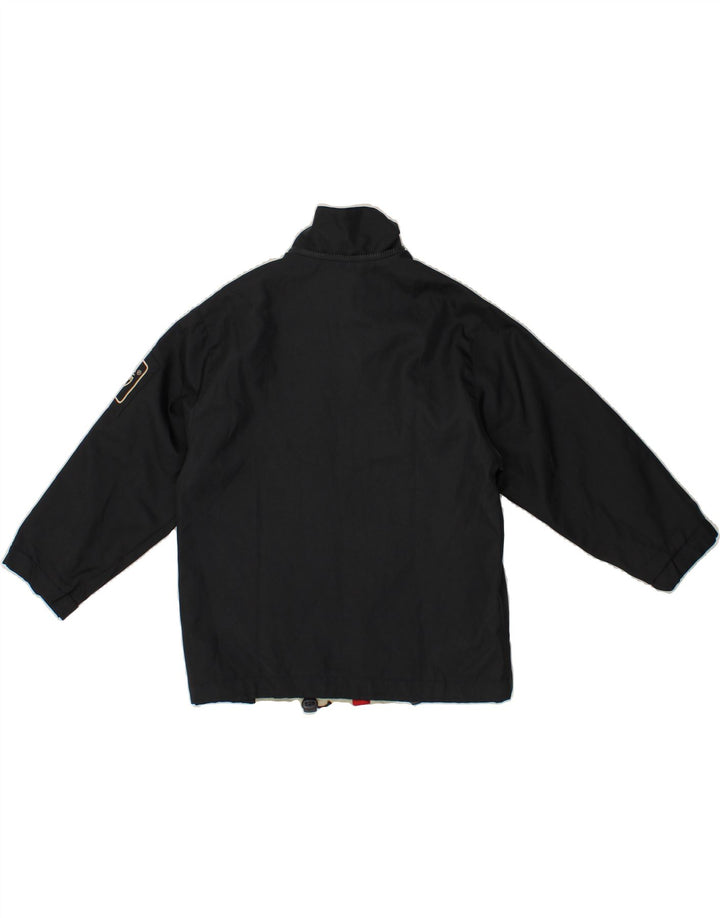 TIMBERLAND Boys Windbreaker Jacket 7-8 Years Black Colourblock Polyester Vintage Timberland and Second-Hand Timberland from Messina Hembry 
