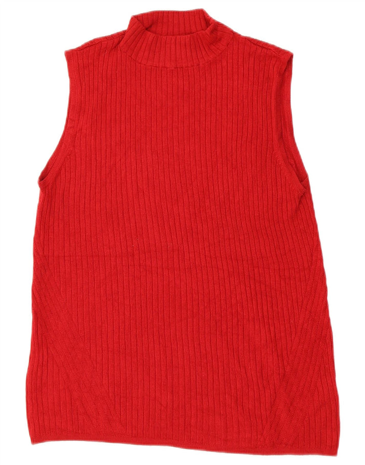 Marks & Spencer - Camiseta sin mangas para mujer, talla 40, viscosa roja mediana